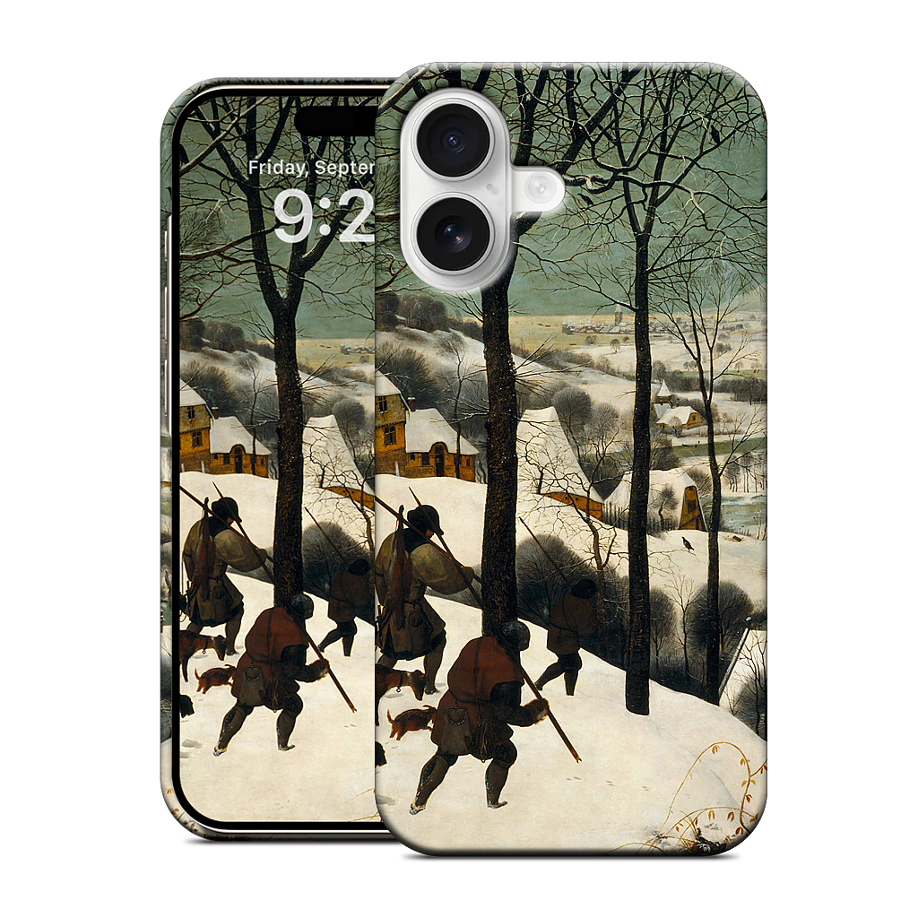 Hunters in the Snow iPhone Case