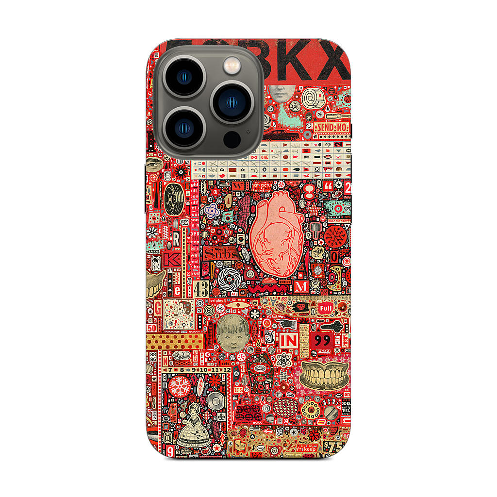 Big Numbers - Heart and Teeth iPhone Skin