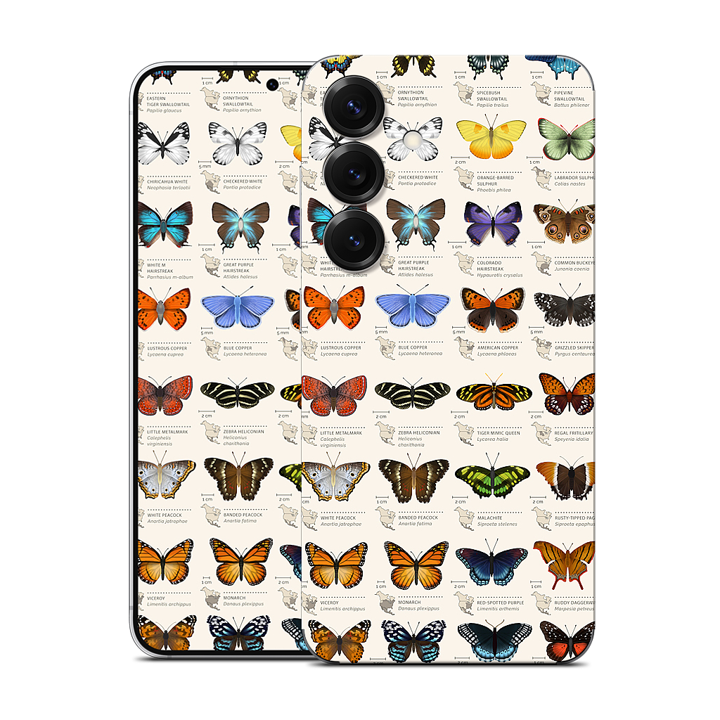 42 North American butterflies Samsung Skin