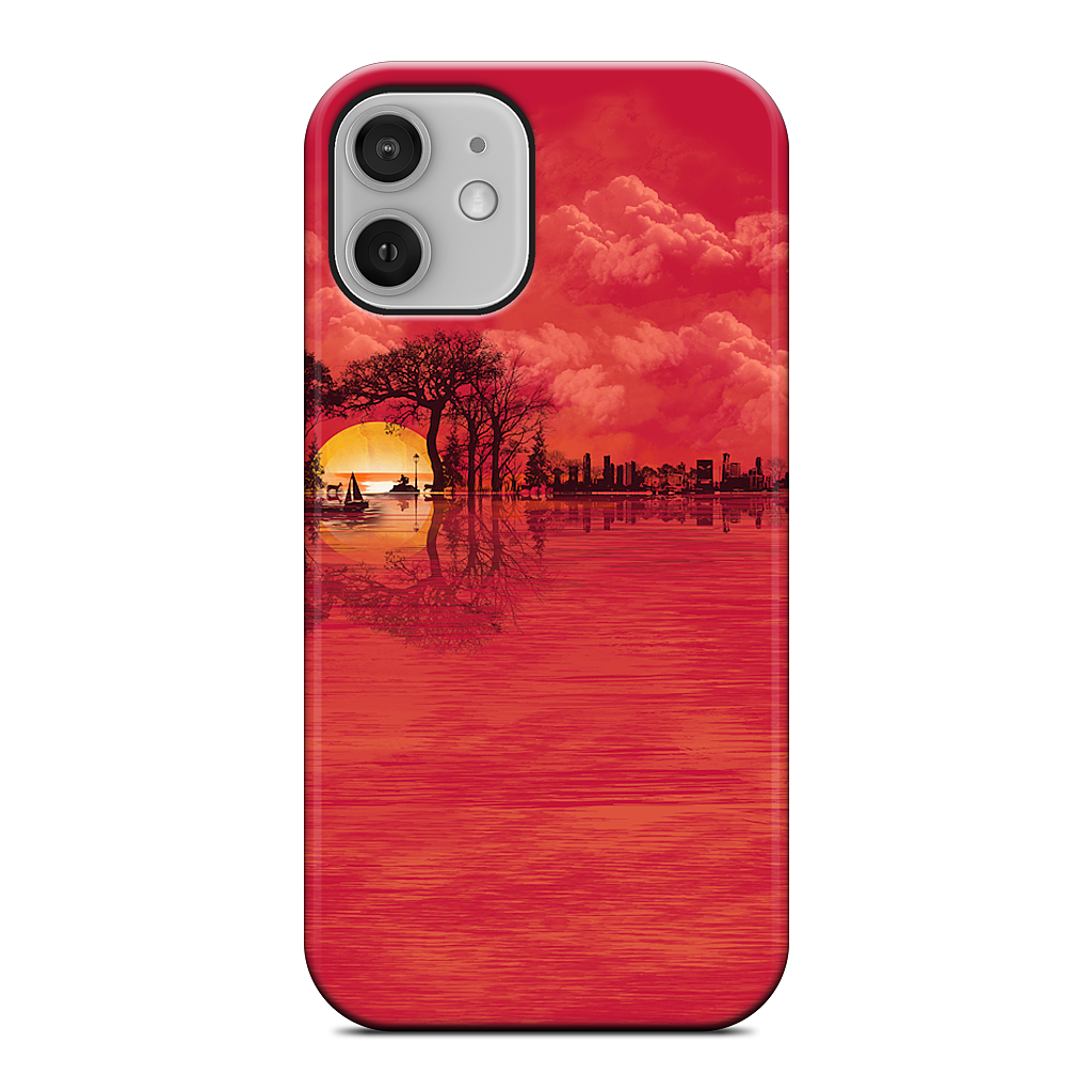 Musical Sunset iPhone Case
