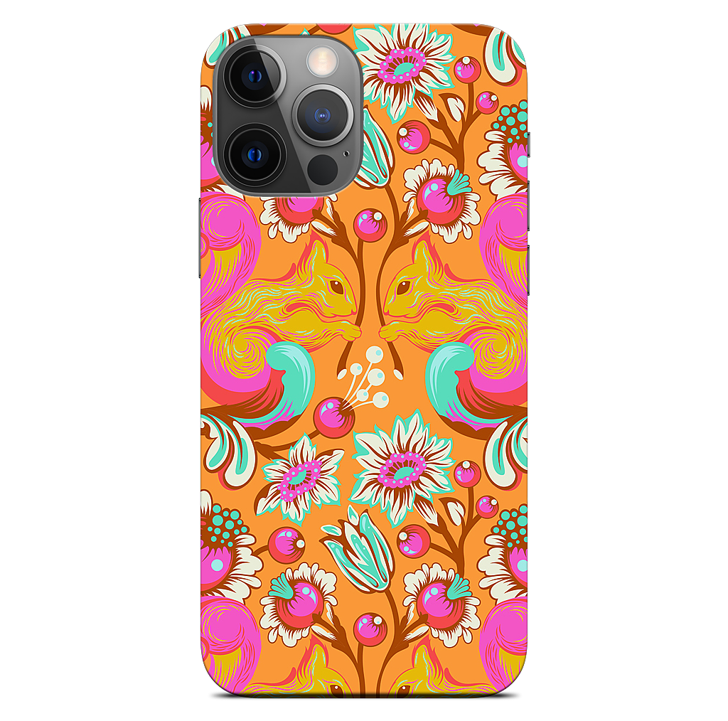 Squirrel Begonia iPhone Skin