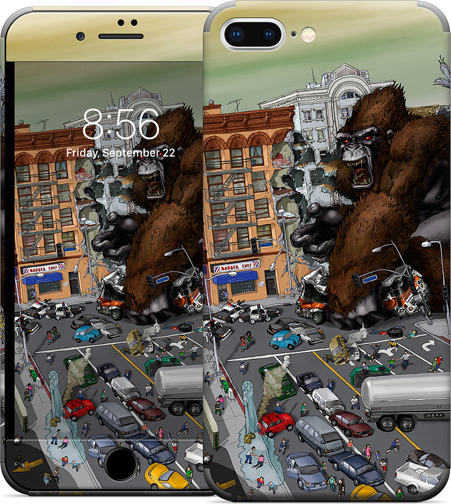 War Of The Monsters iPhone Skin