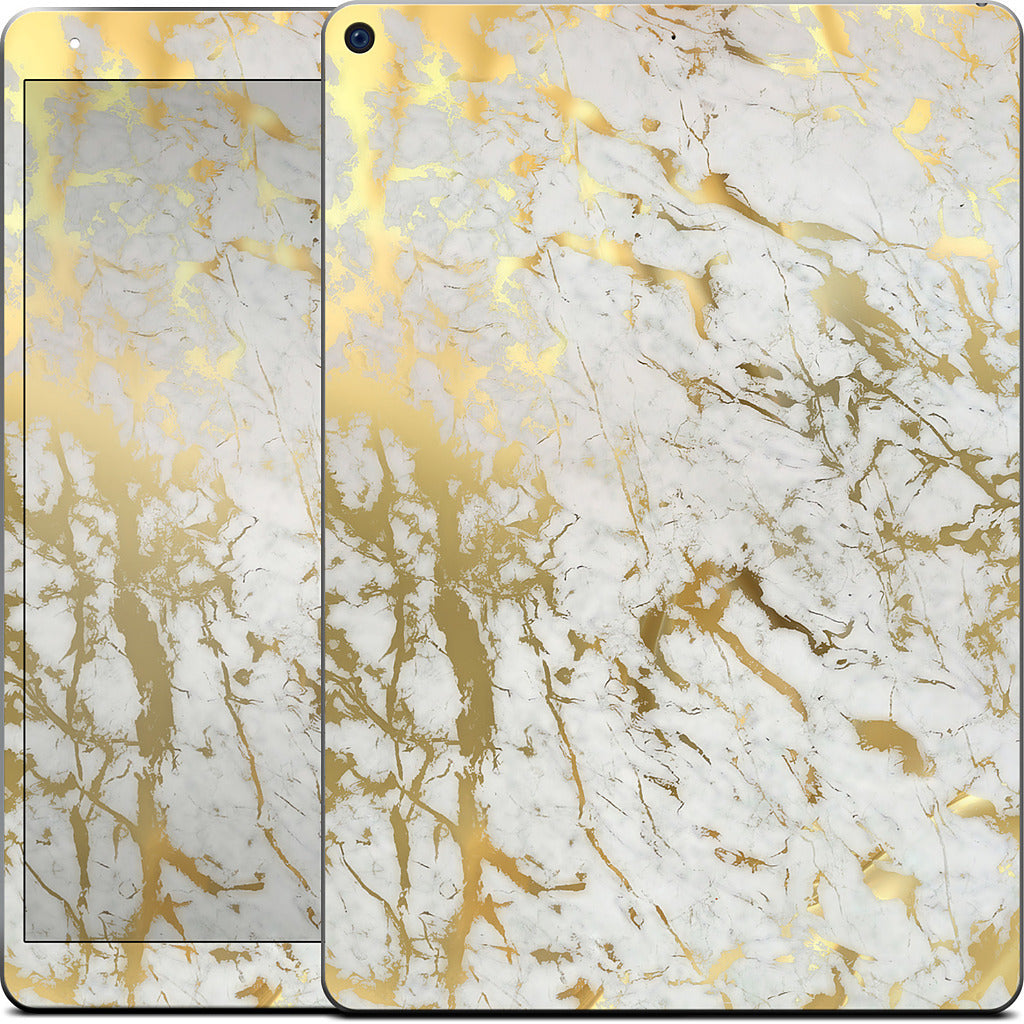Gold Marble iPad Skin