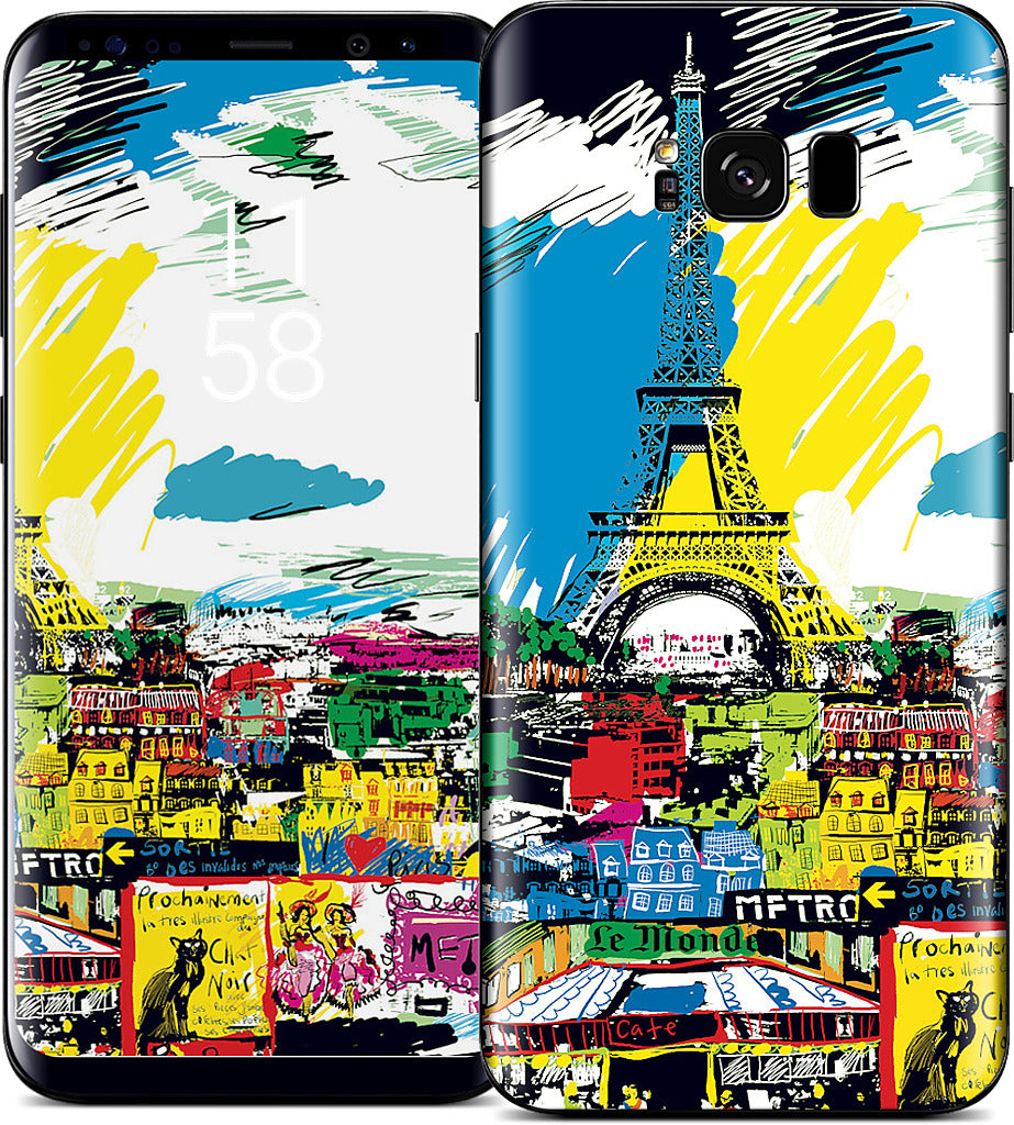 Paris Skyline Samsung Skin