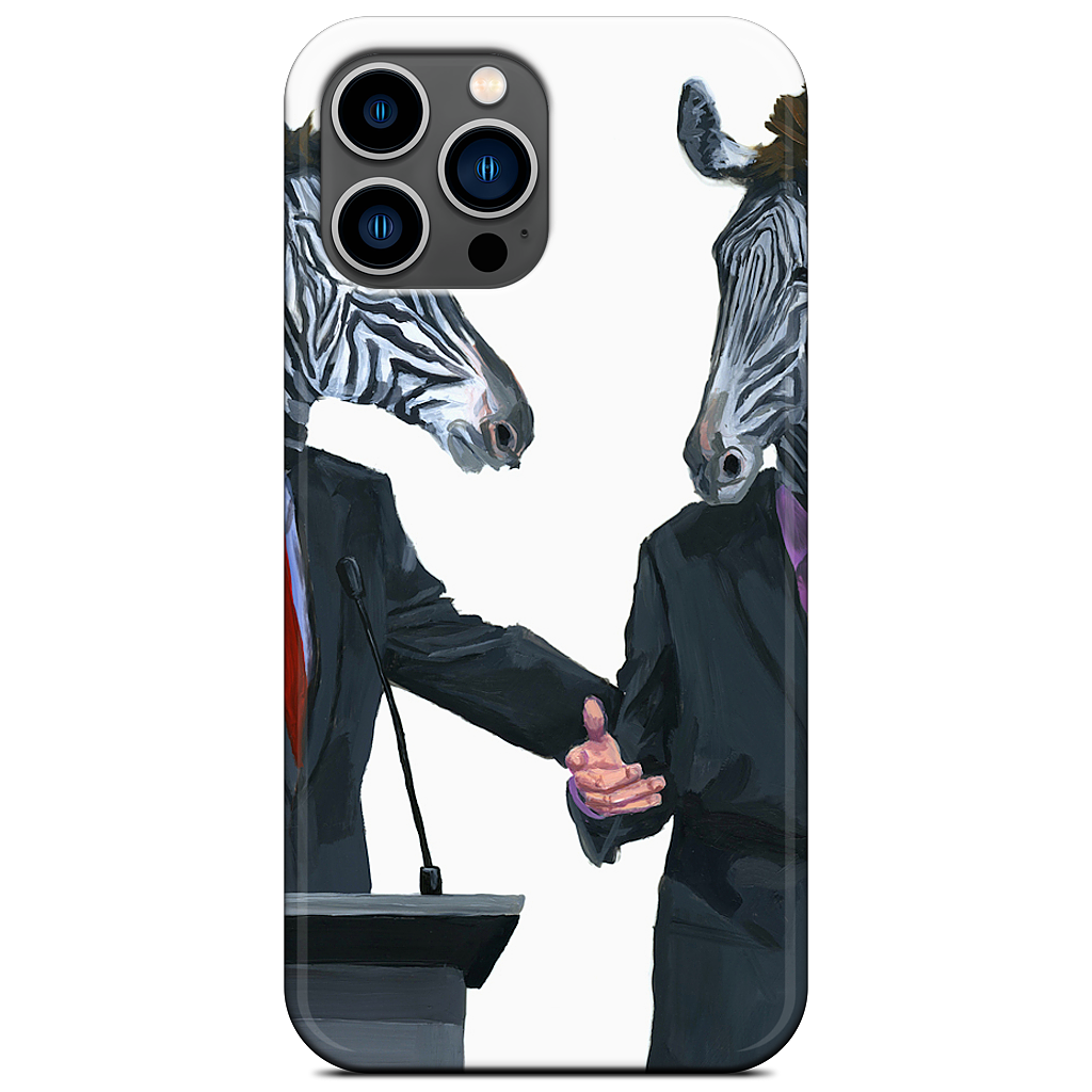 Education, The Commerce And Let's See... iPhone Case