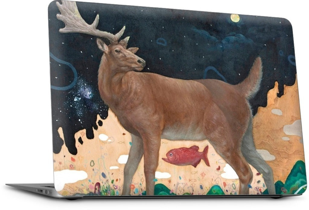 A Relieved Deer MacBook Skin
