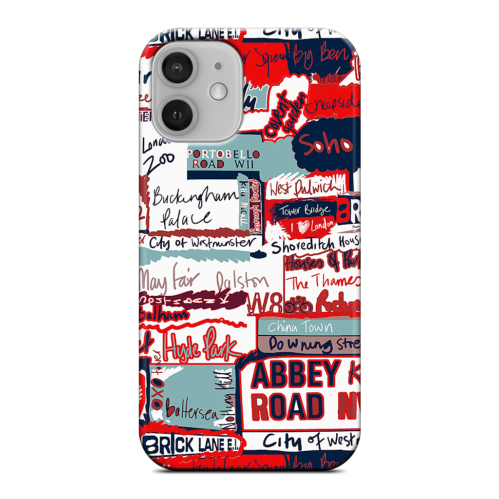 London Words iPhone Case