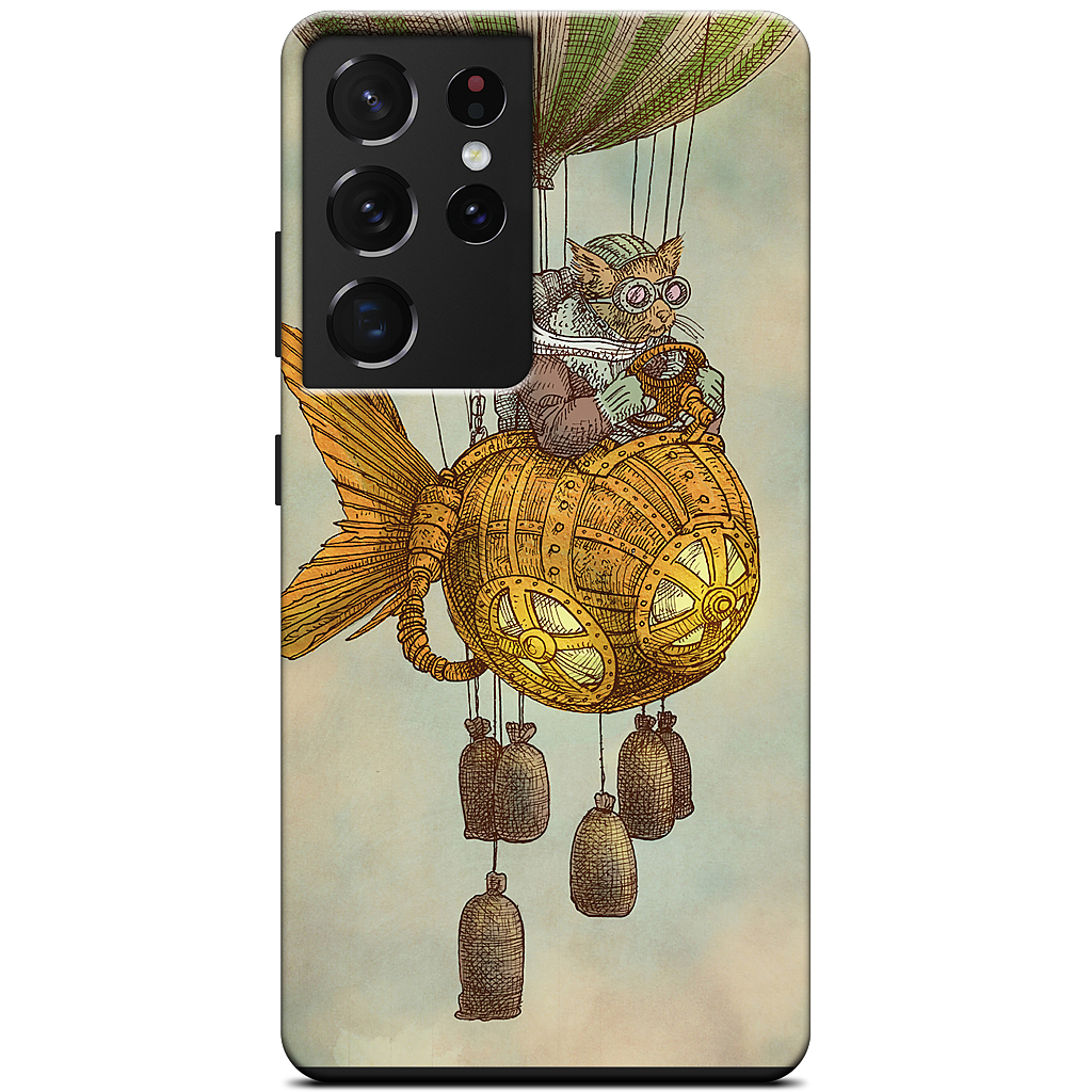 Around The World In A GoldfishFlyer Samsung Case