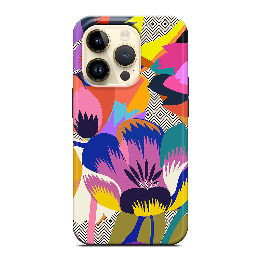 Among the Spring Flowers iPhone Case