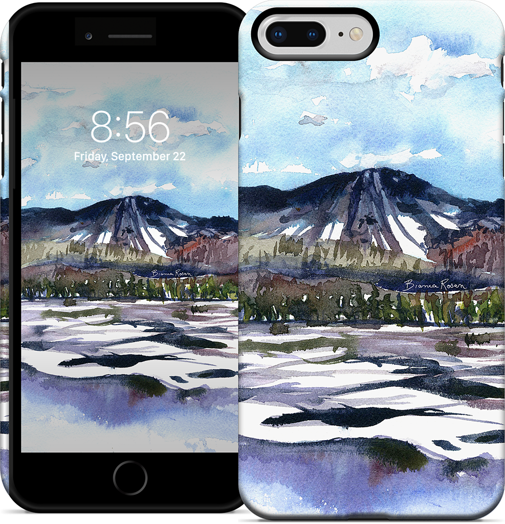 Ski Mountain iPhone Case