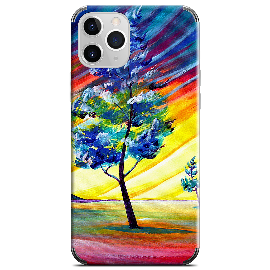 Thick Frost Sunset Glow iPhone Skin