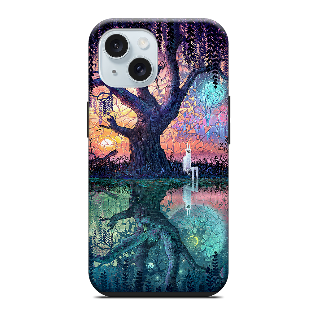 On the Banks of Broken Worlds iPhone Case