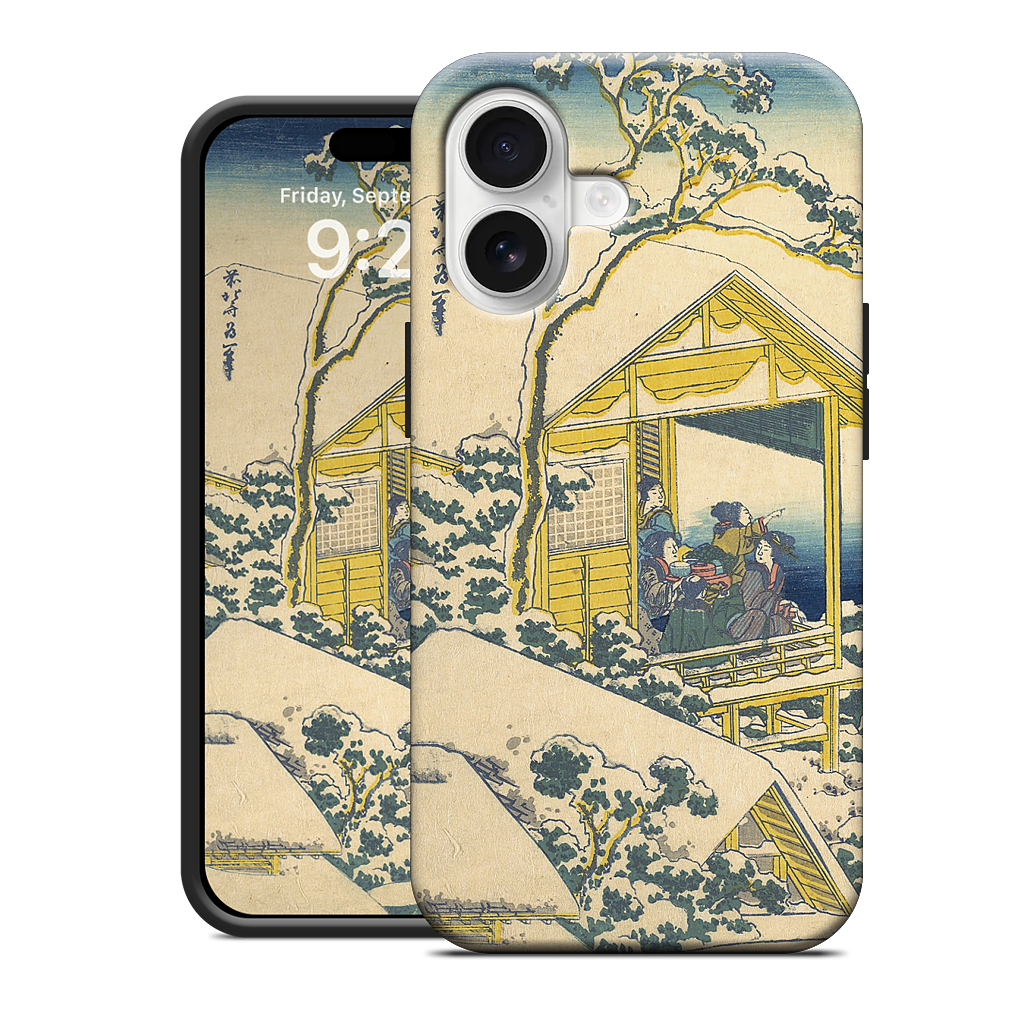 Morning After the Snow at Koishikawa in Edo (Koishikawa yuki no ashita) iPhone Case