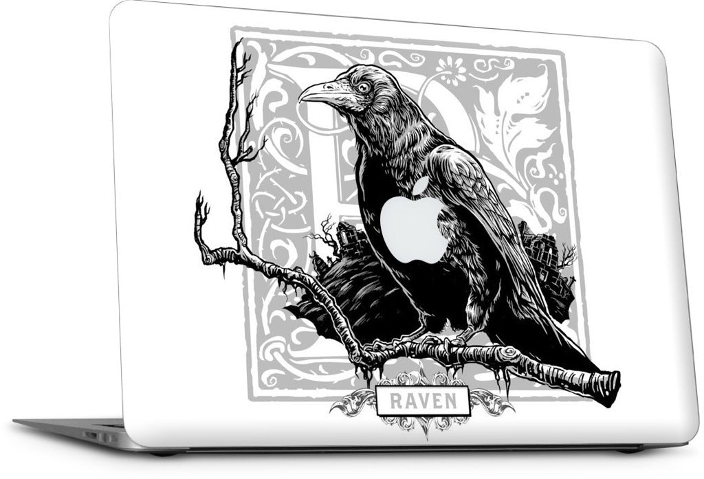 R Is For Raven MacBook Skin