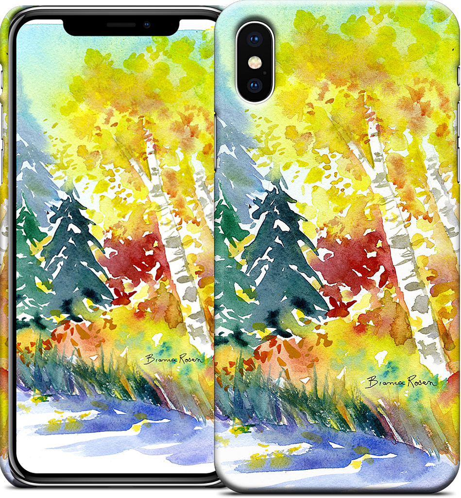 Fall Trees iPhone Case