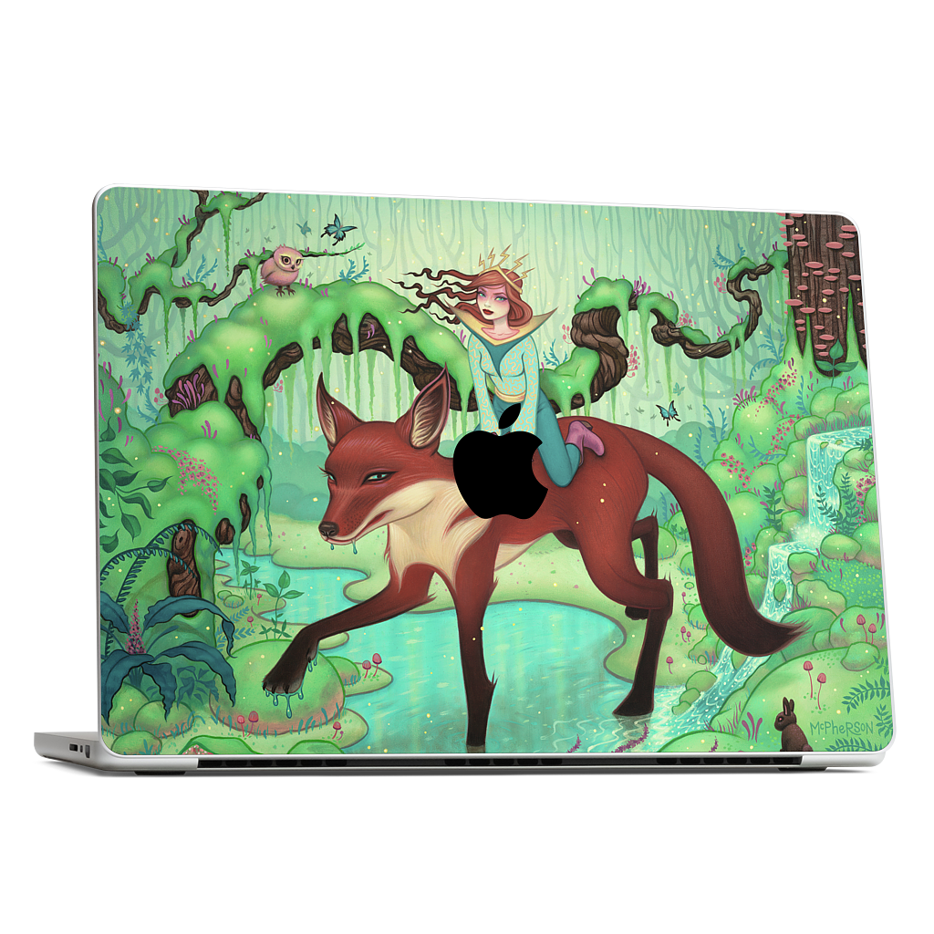 The Fox's Respite MacBook Skin