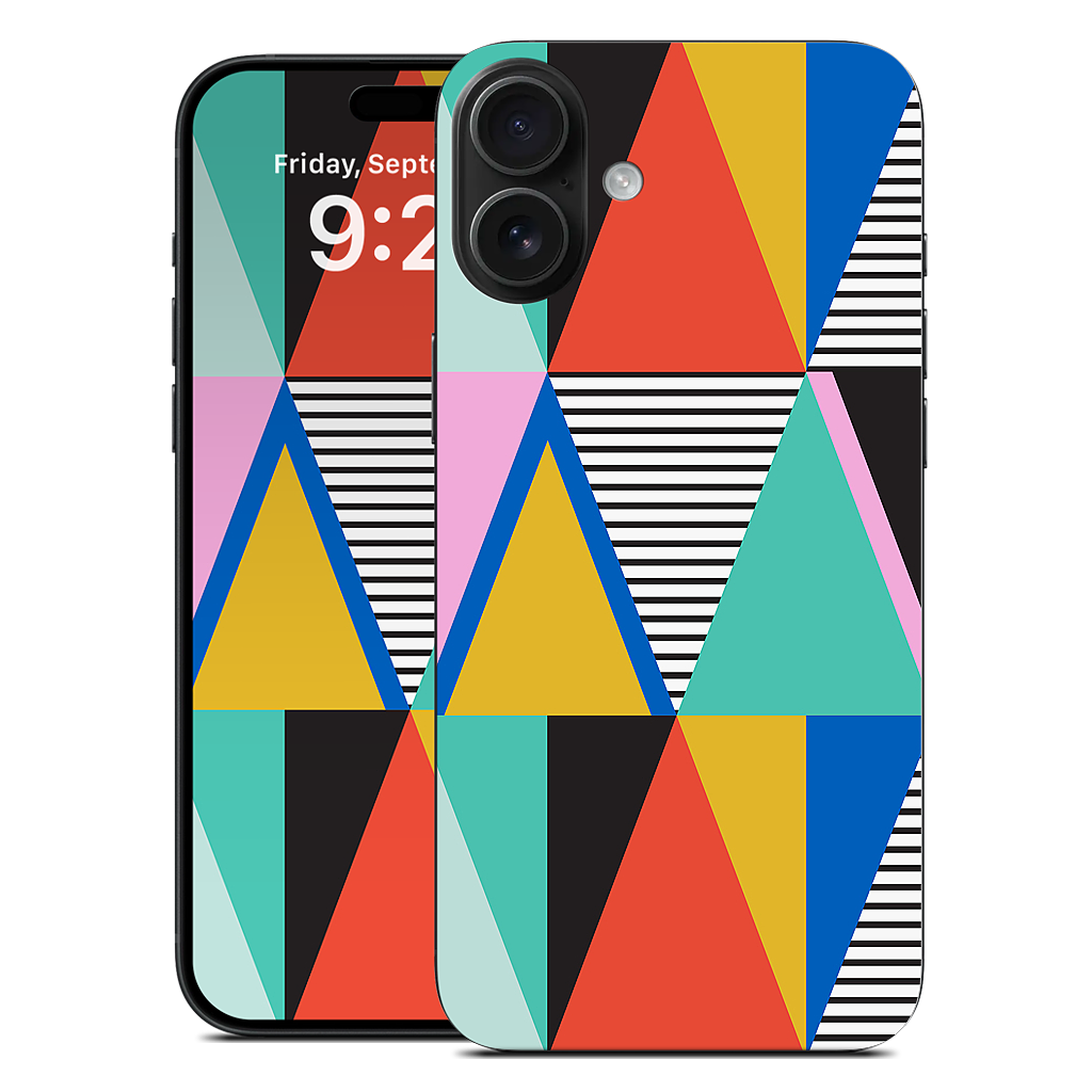Graphic Triangles iPhone Skin