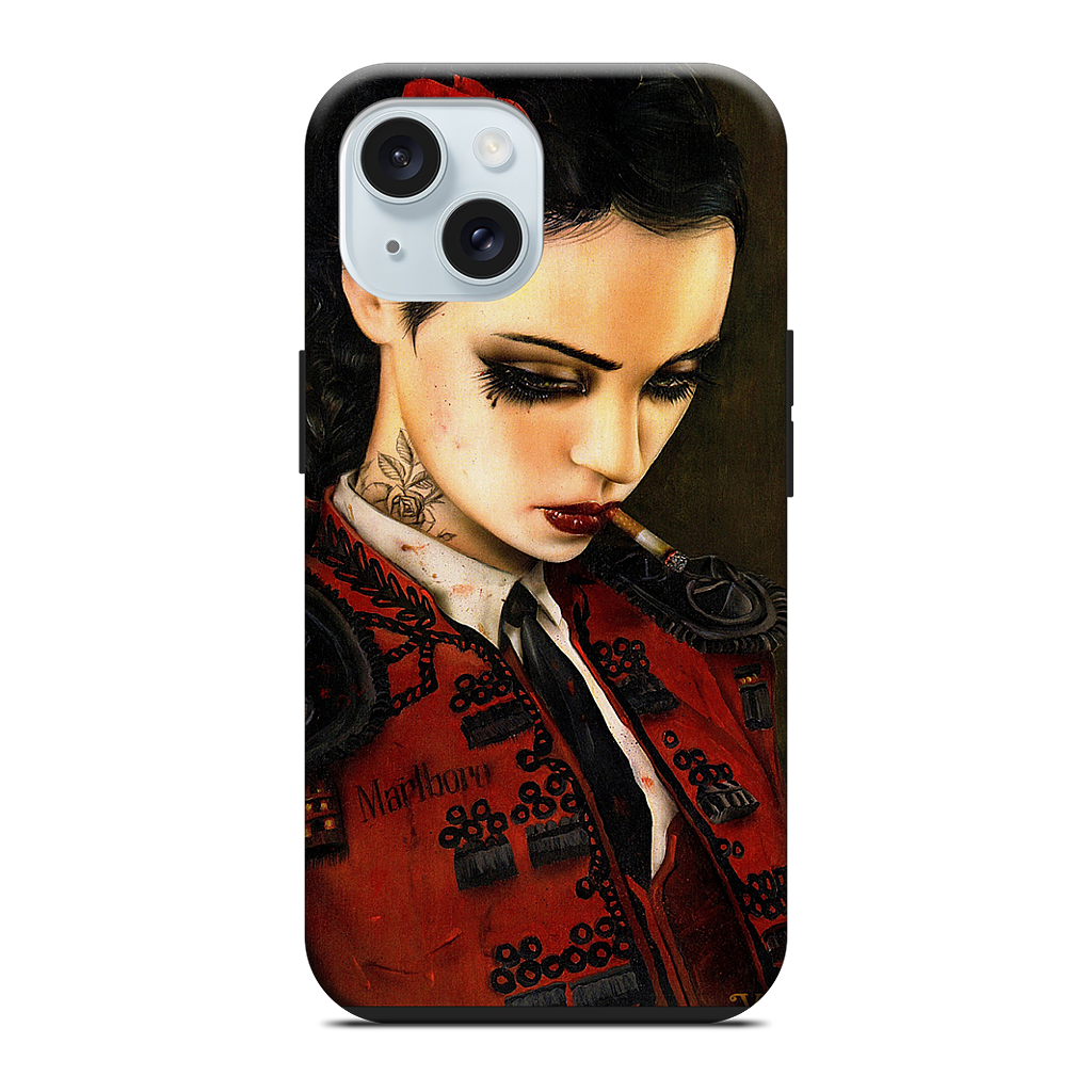 Bull Fight Her iPhone Case