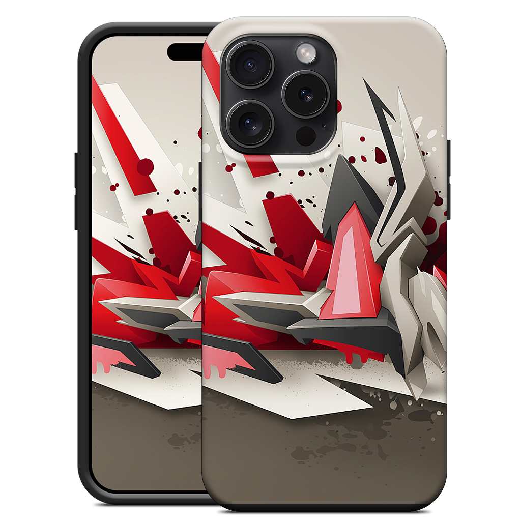 Red Metal iPhone Case