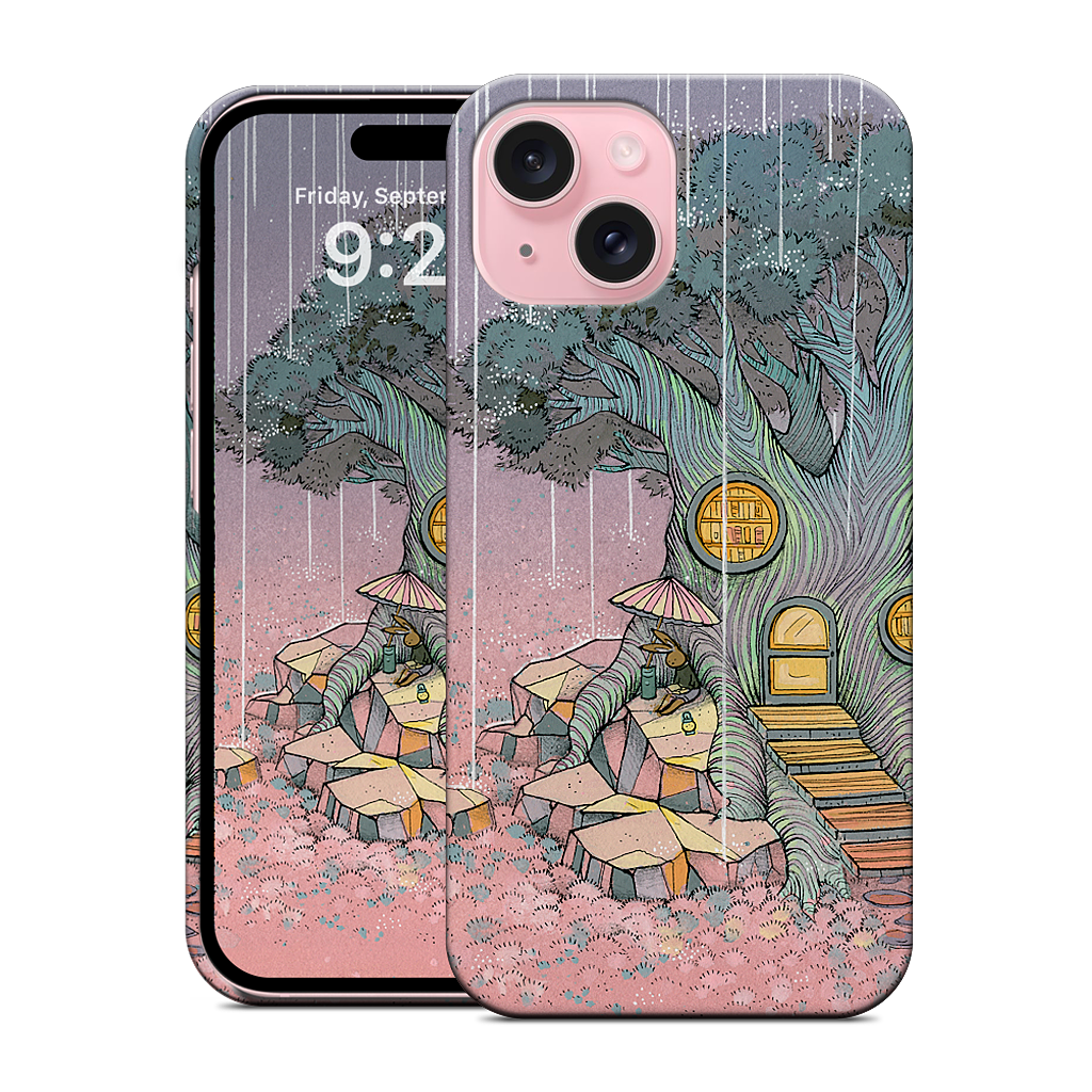 Rainy Day In The Library iPhone Case