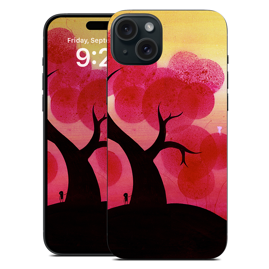 Red Blossoms iPhone Skin