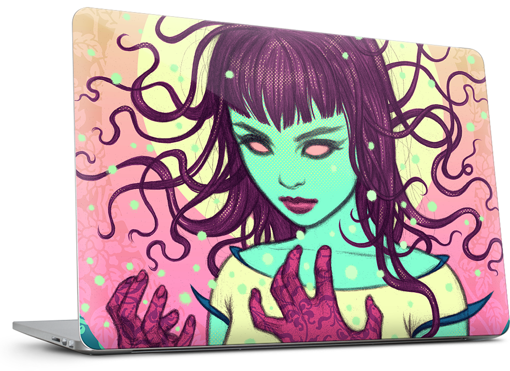 In The Absence Of Gravity MacBook Skin