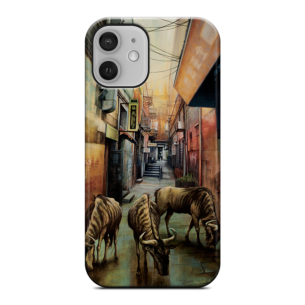 "Street of Three Beasts" -Levinson iPhone Case