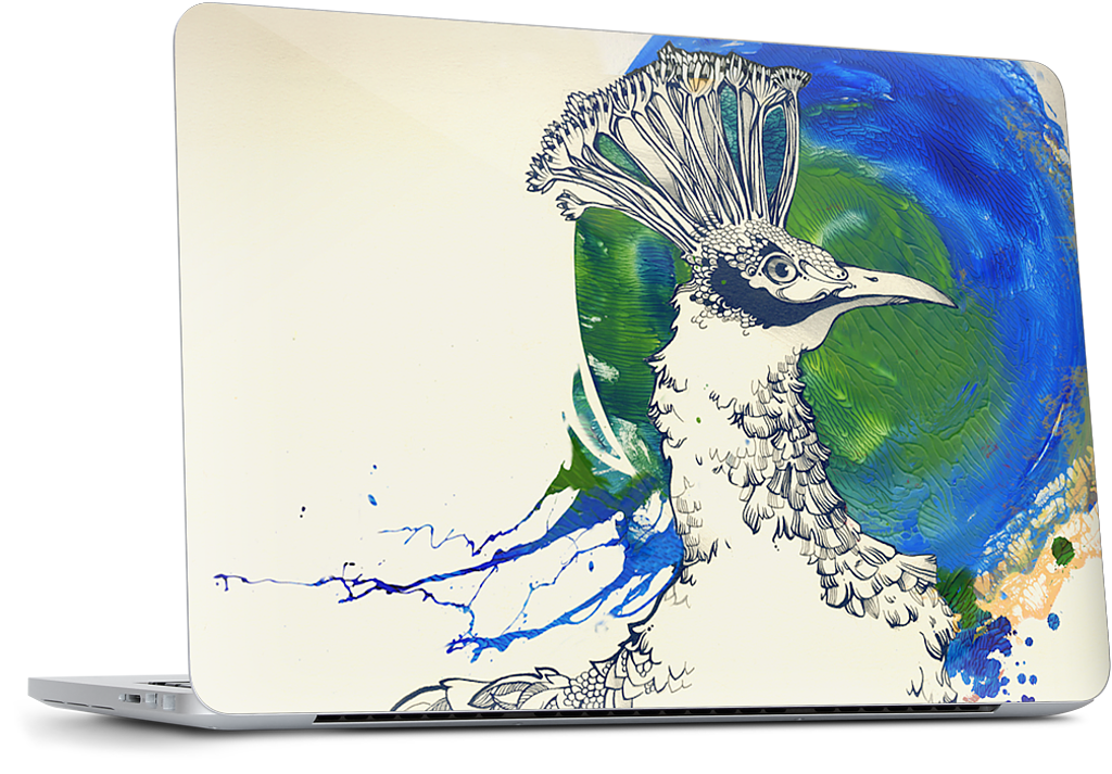 Pride of the Peacock Dell Laptop Skin