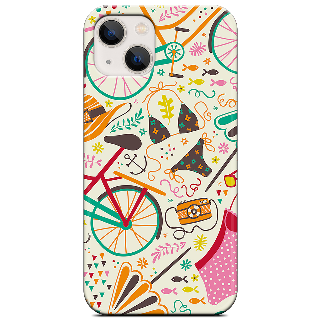 Seaside Cycle iPhone Case