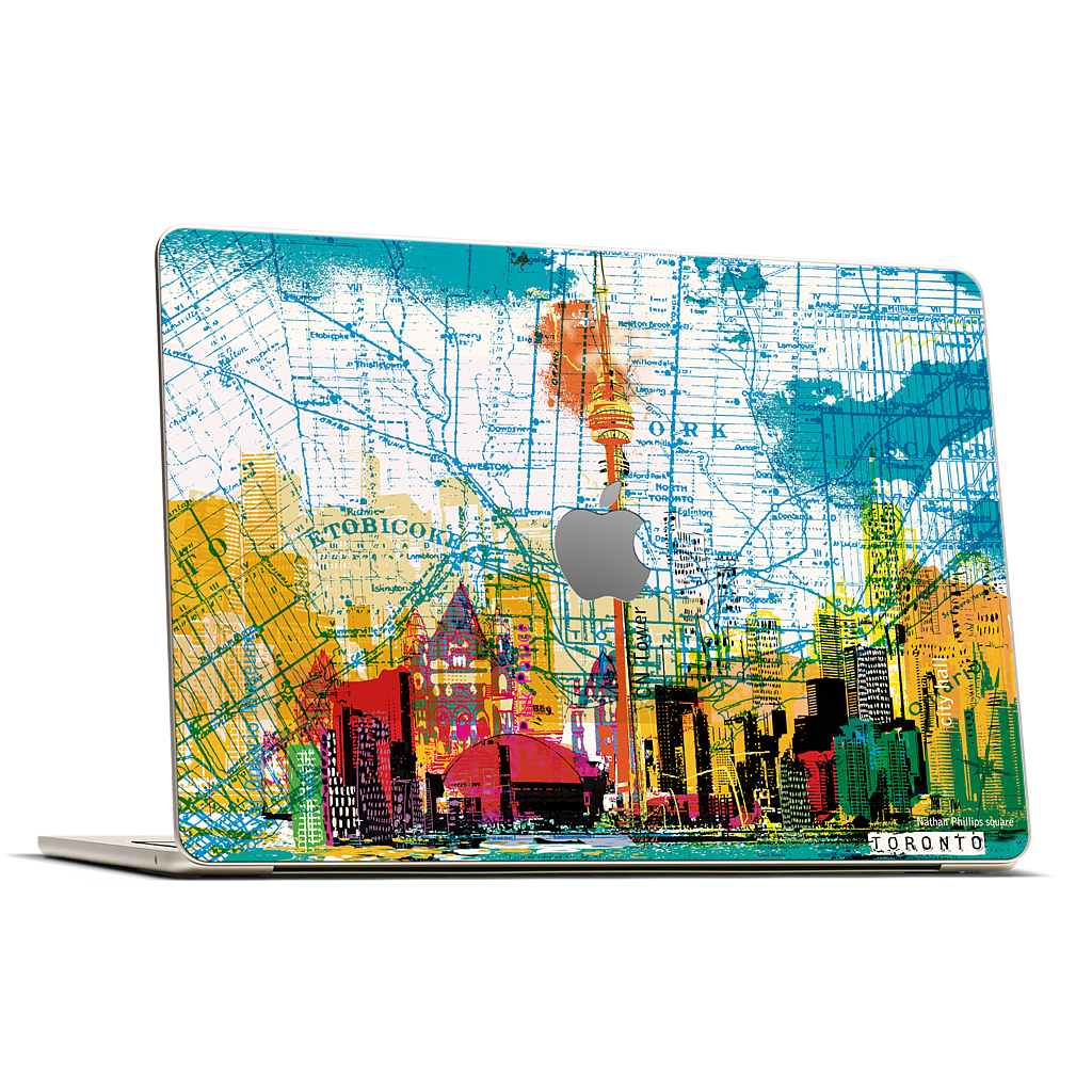 Toronto Skyline MacBook Skin