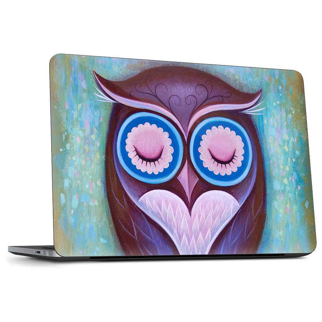 Sleepy Owl Dell Laptop Skin