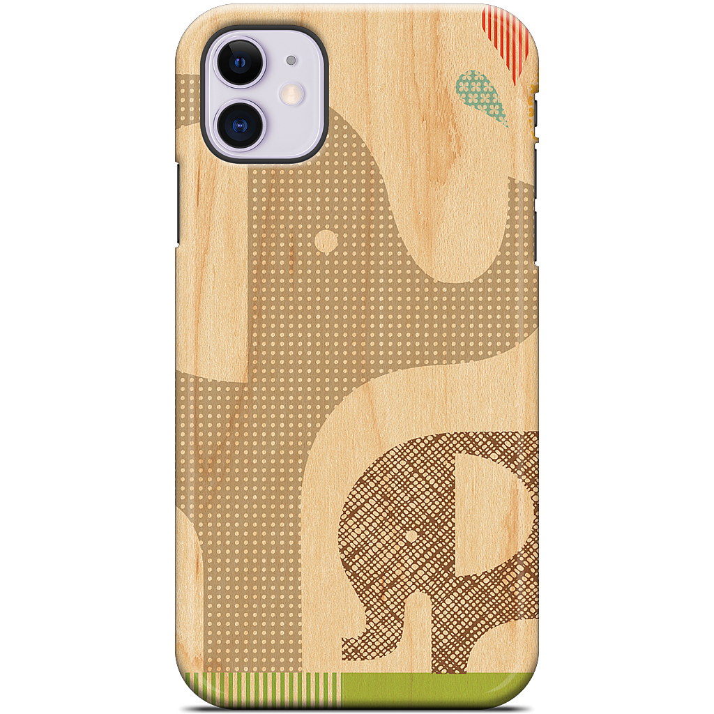 Elephant with Calf iPhone Case