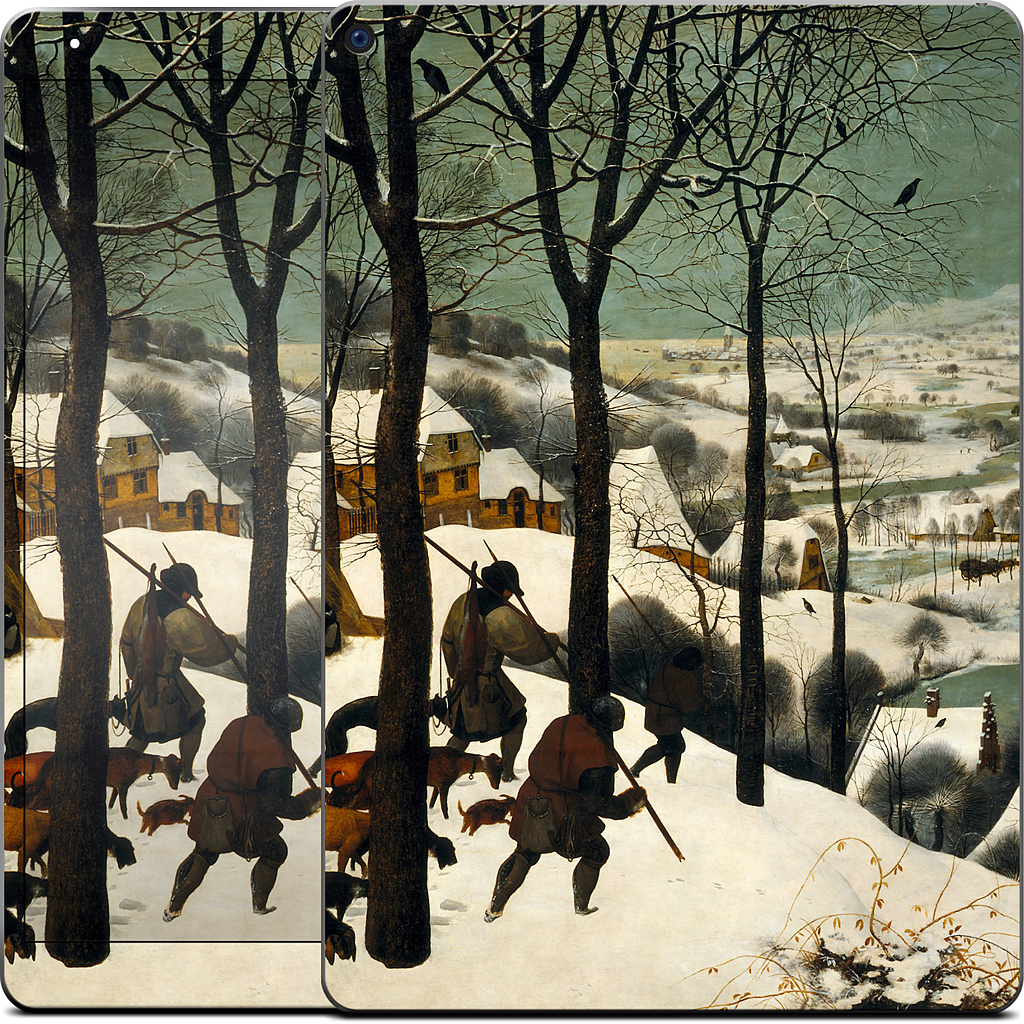 Hunters in the Snow iPad Skin