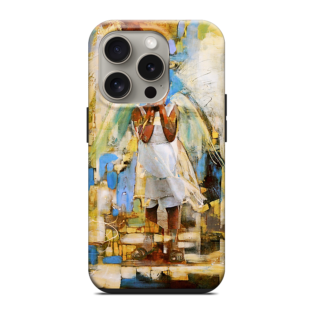 Shy Angel iPhone Case