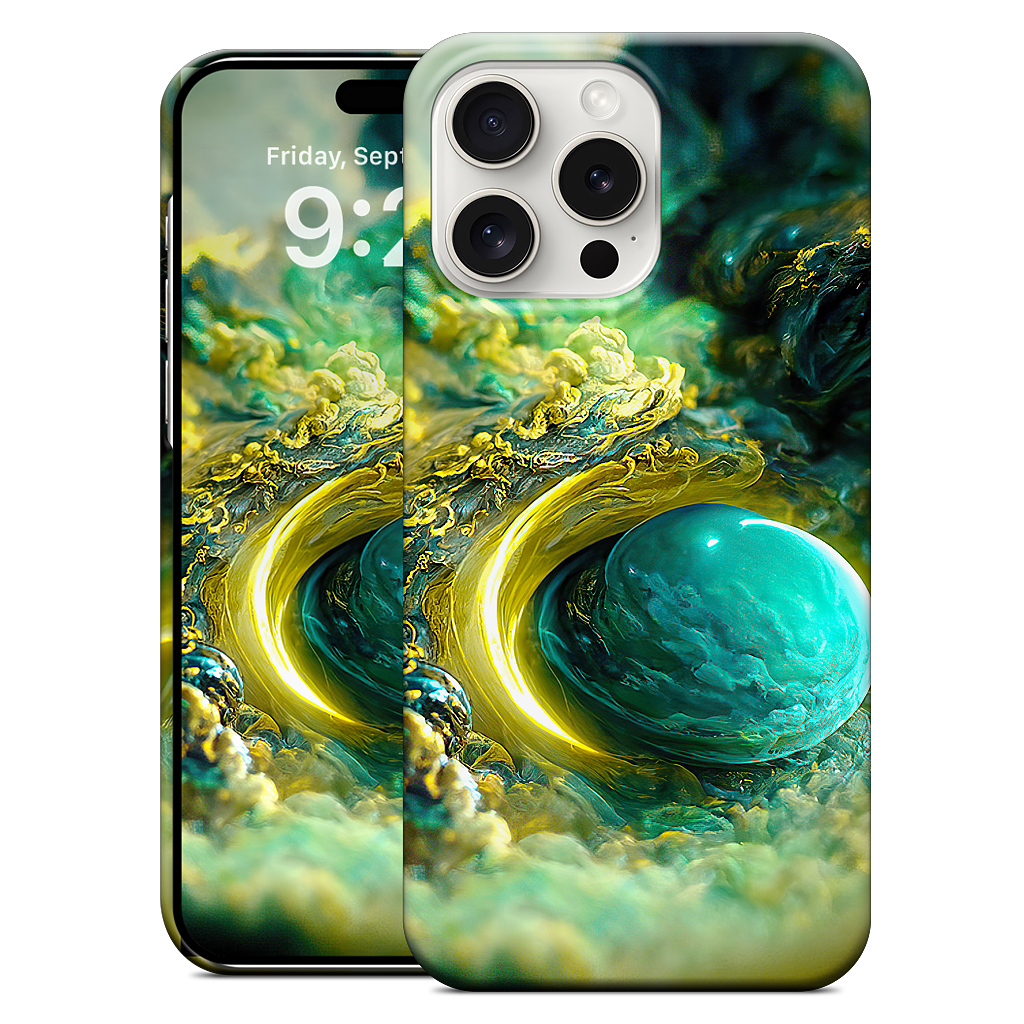 Planetary Accretion iPhone Case