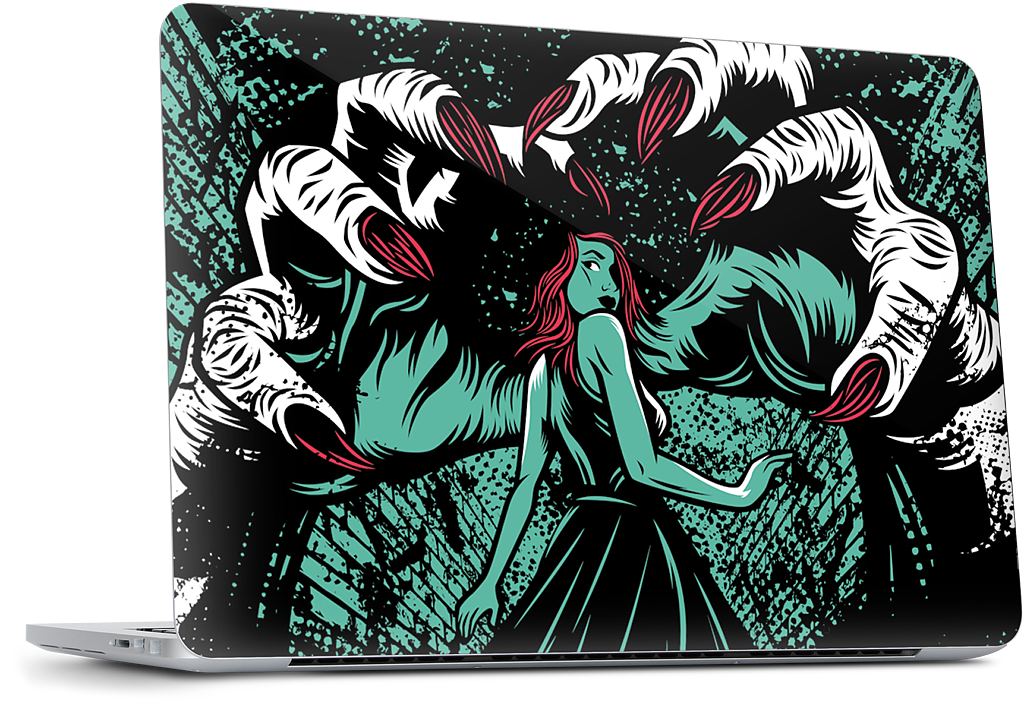 Molly vs The Zombie MacBook Skin