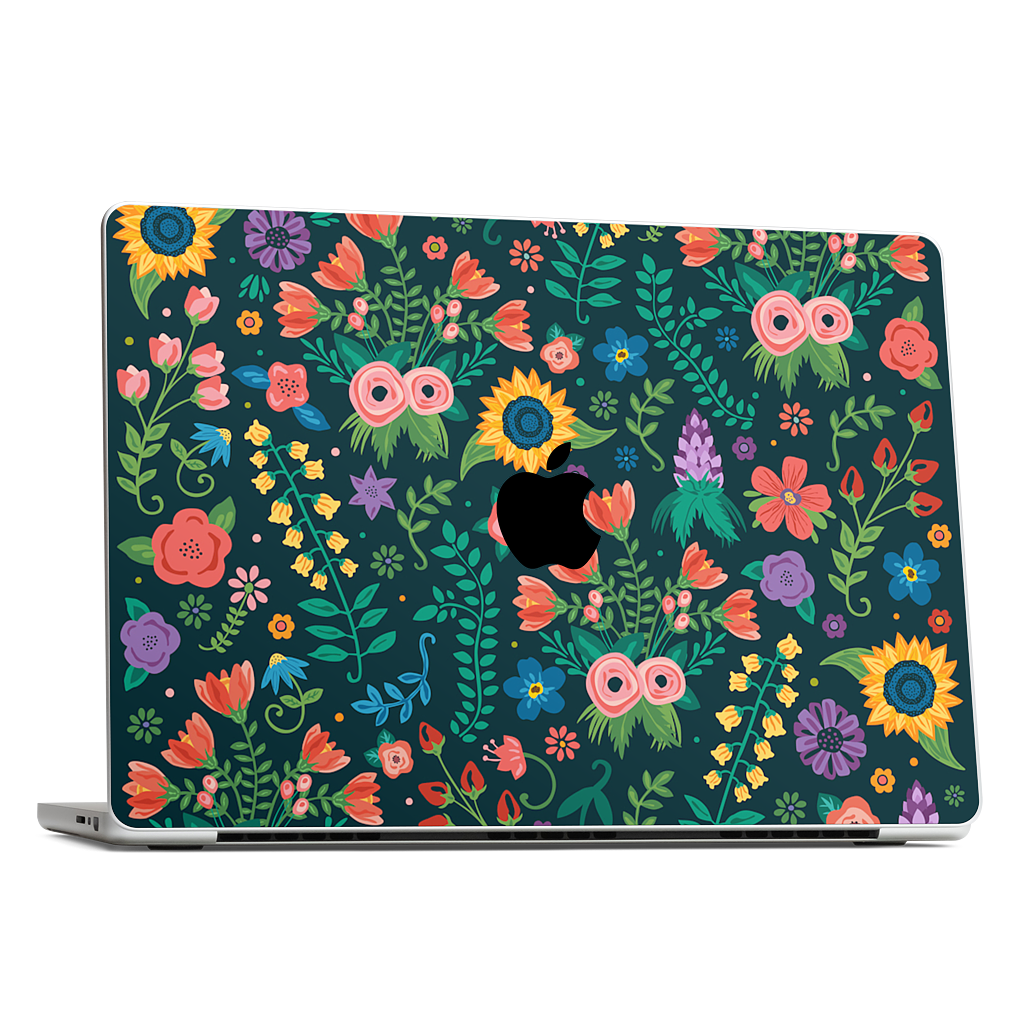 Floral Heart MacBook Skin