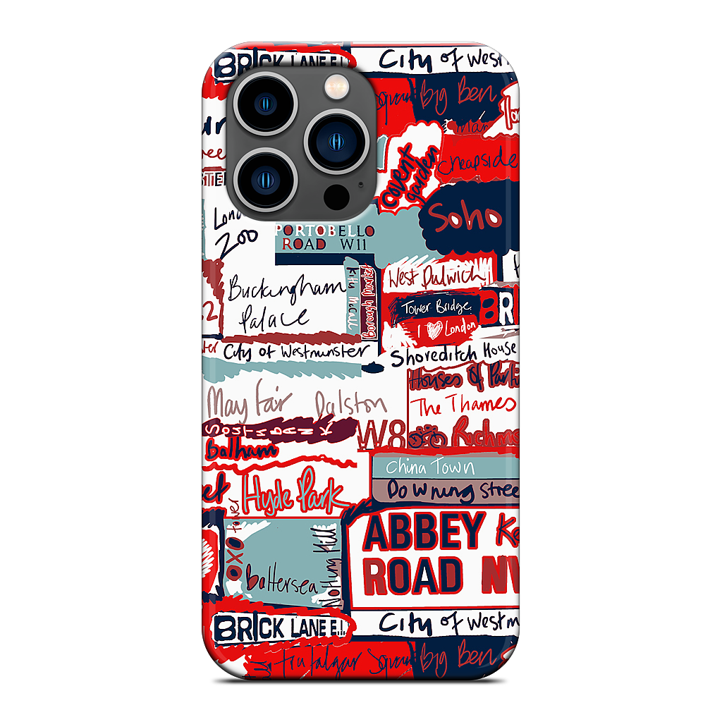 London Words iPhone Case