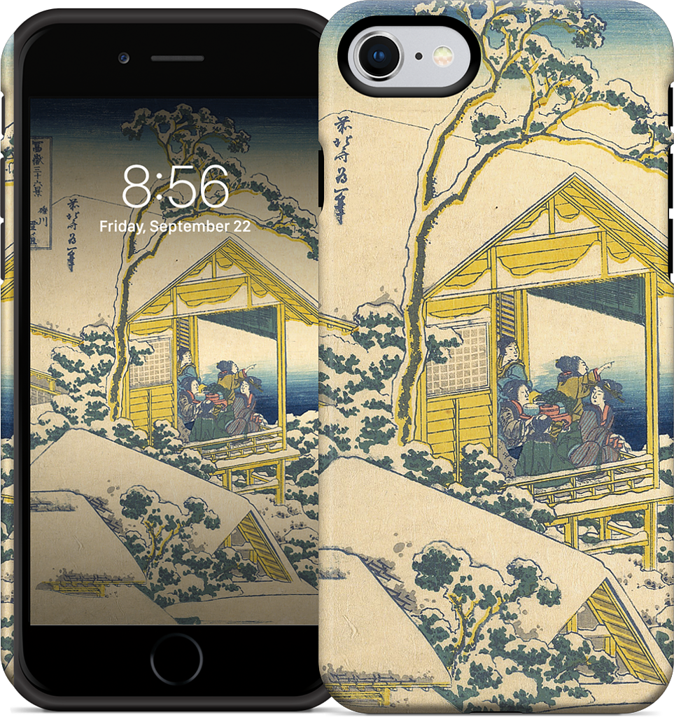 Morning After the Snow at Koishikawa in Edo (Koishikawa yuki no ashita) iPhone Case