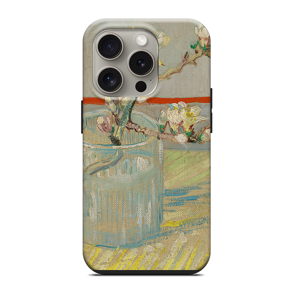 Spring of Flowering Almond in a Glass iPhone Case