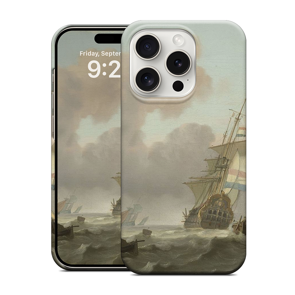 Ships in Choppy Sea iPhone Case