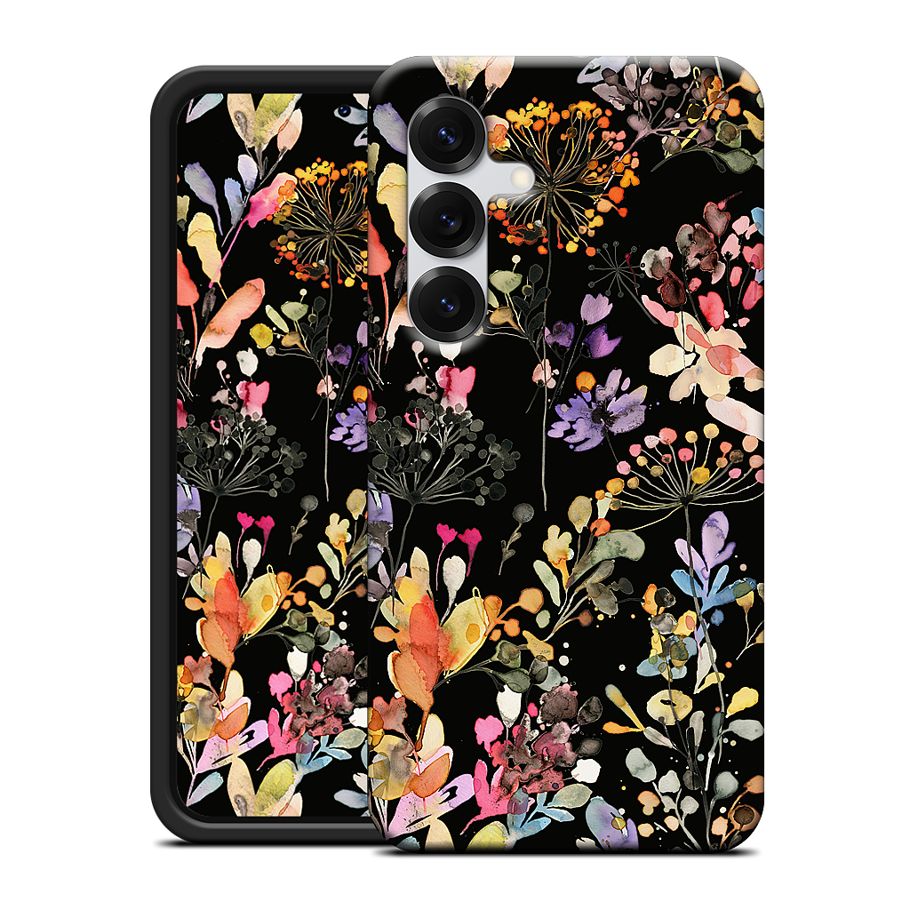 Wild Grasses (Black) Samsung Case