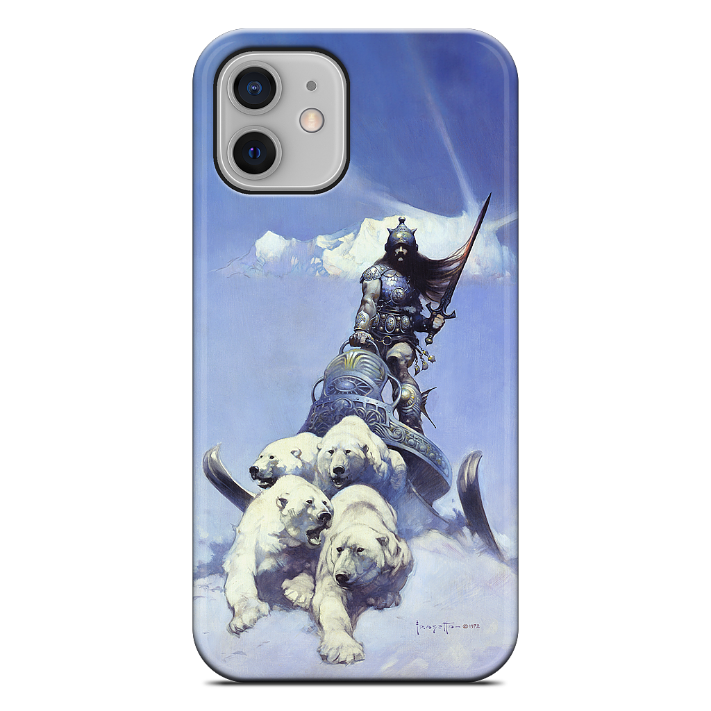 Silver Warrior iPhone Case