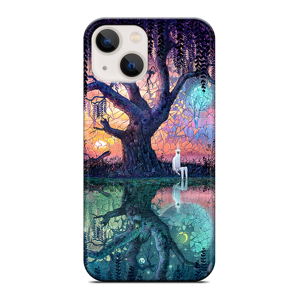 On the Banks of Broken Worlds iPhone Case