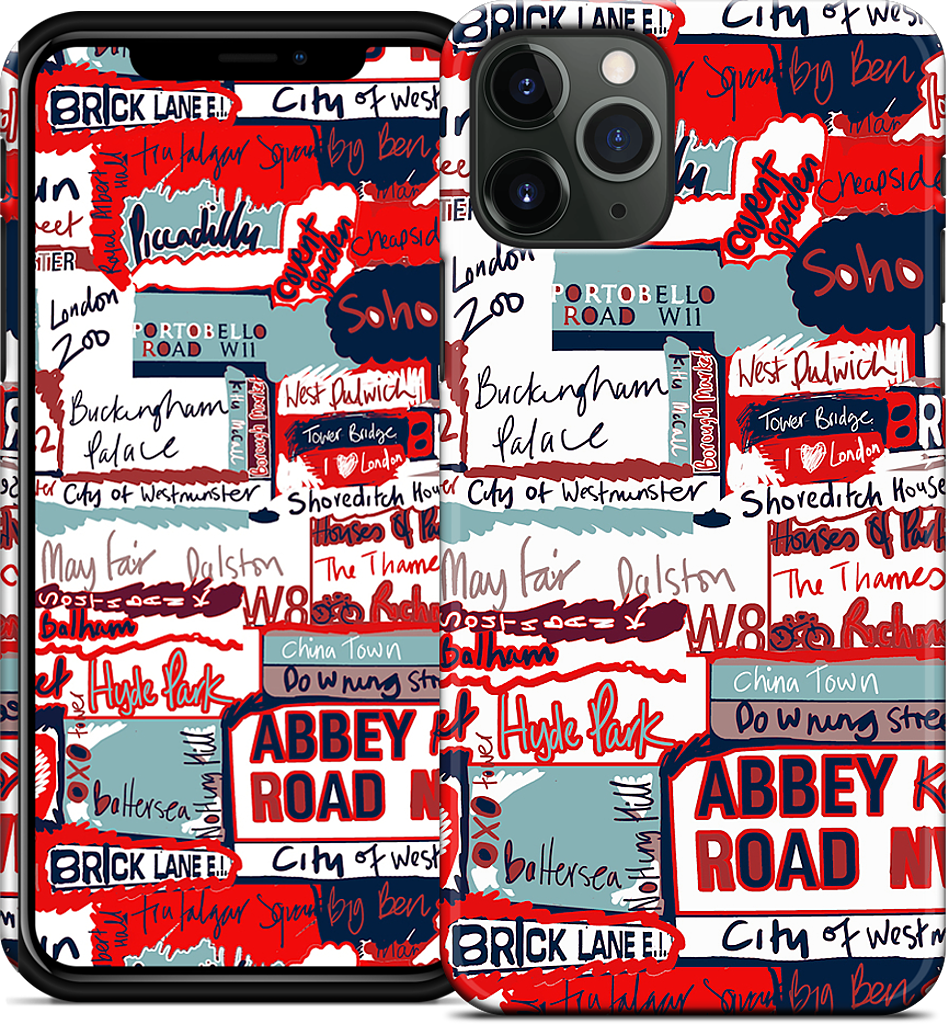 London Words iPhone Case