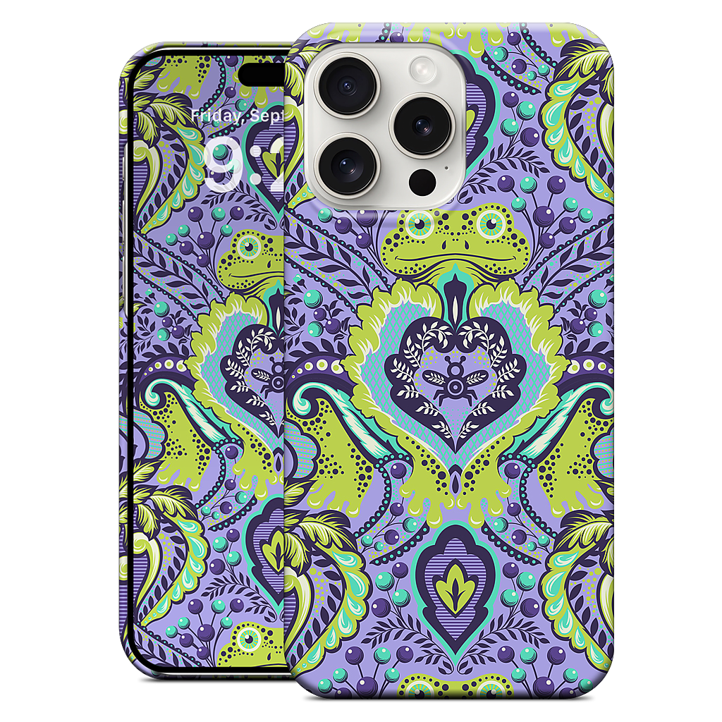 Frog Prince Orchid iPhone Case