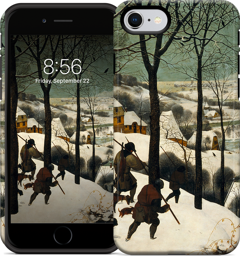 Hunters in the Snow iPhone Case