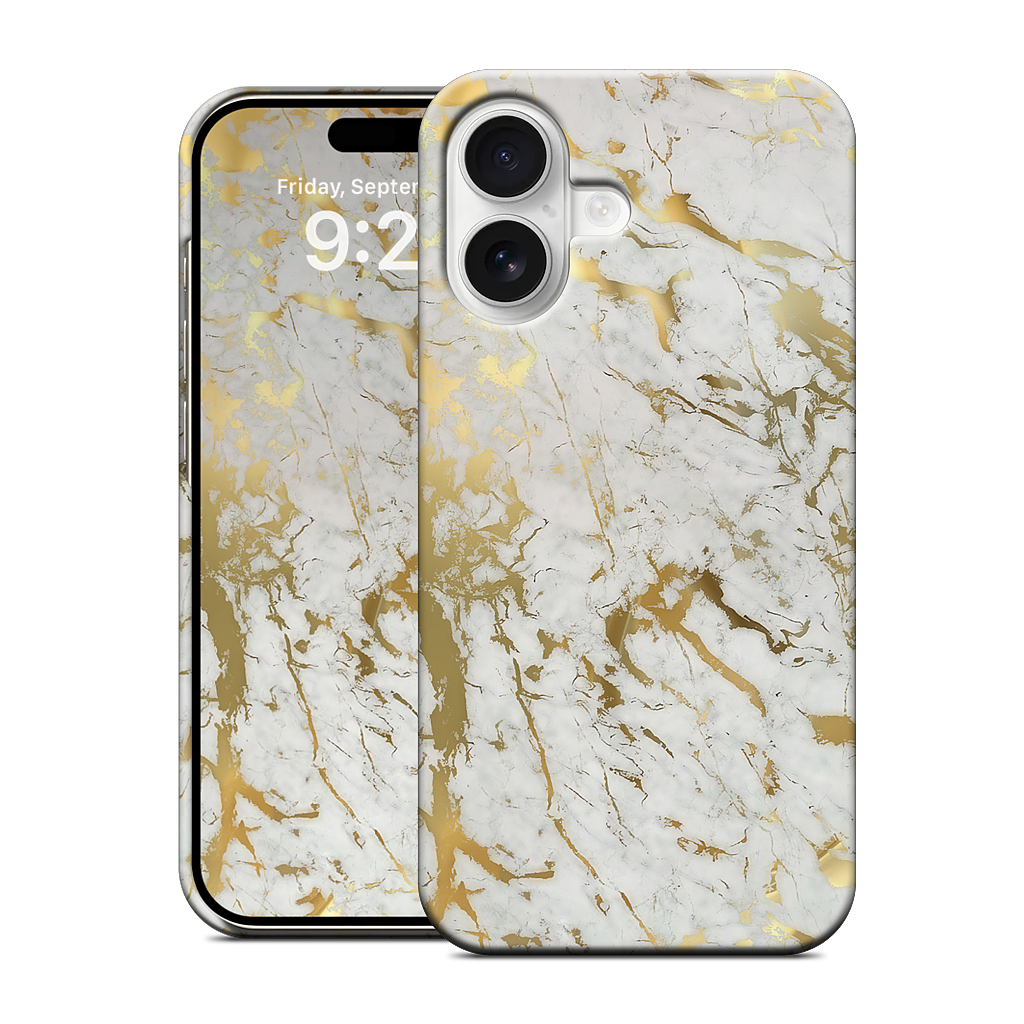 Gold Marble iPhone Case