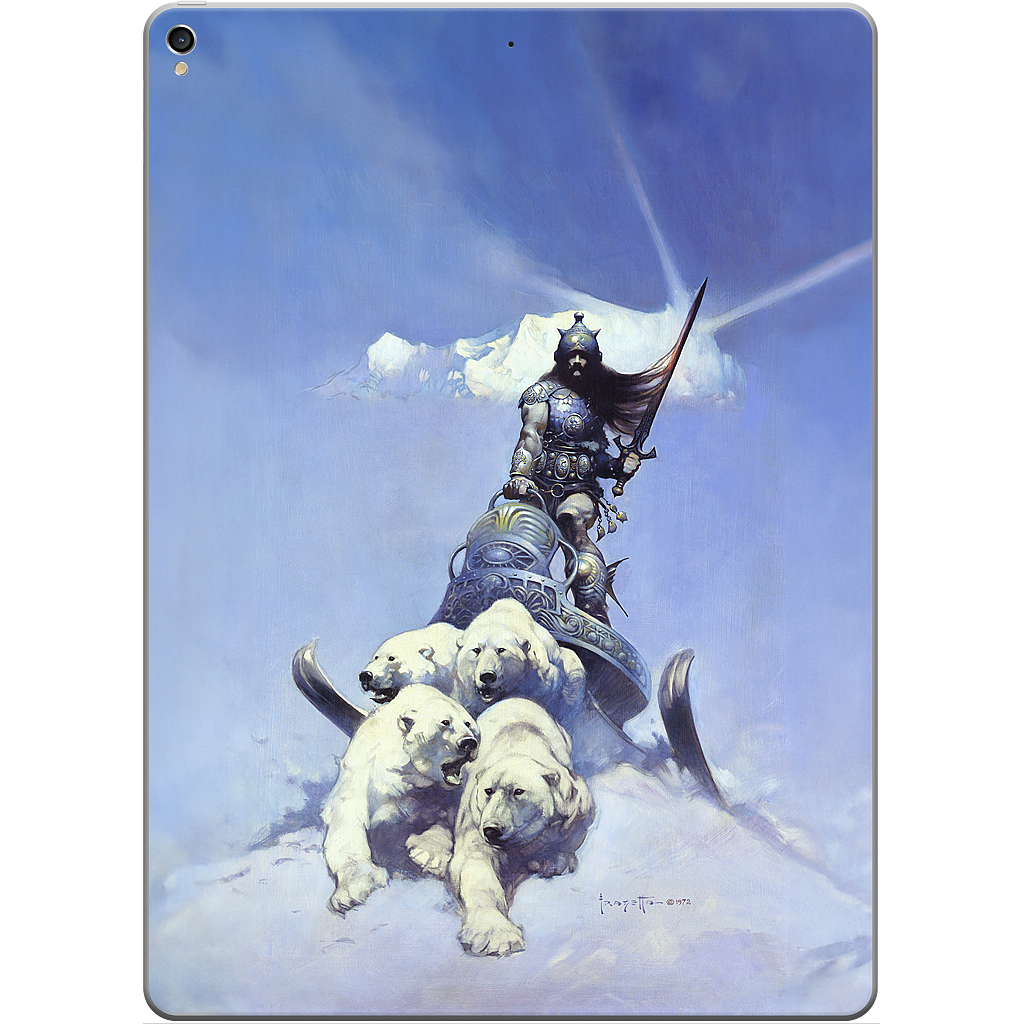 Silver Warrior iPad Skin