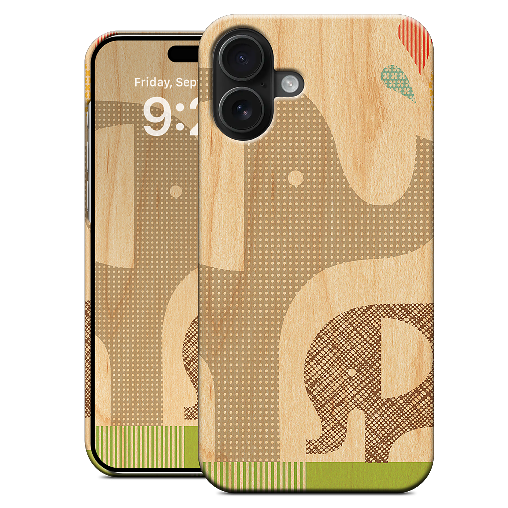 Elephant with Calf iPhone Case